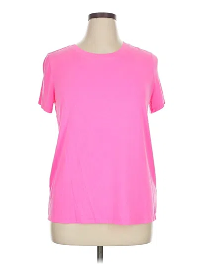 Pre-owned Torrid Short Sleeve T-shirt In Pink