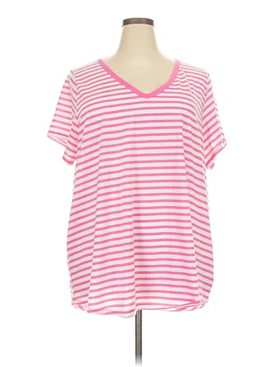 Pre-owned Torrid Short Sleeve T-shirt In Pink