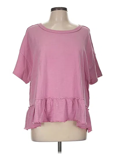 Pre-owned Torrid Short Sleeve T-shirt In Pink