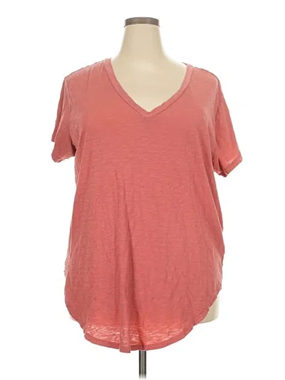 Pre-owned Torrid Short Sleeve T-shirt In Pink