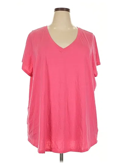 Pre-owned Torrid Short Sleeve T-shirt In Pink