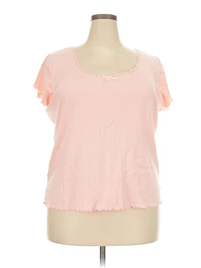 Pre-owned Torrid Short Sleeve T-shirt In Pink