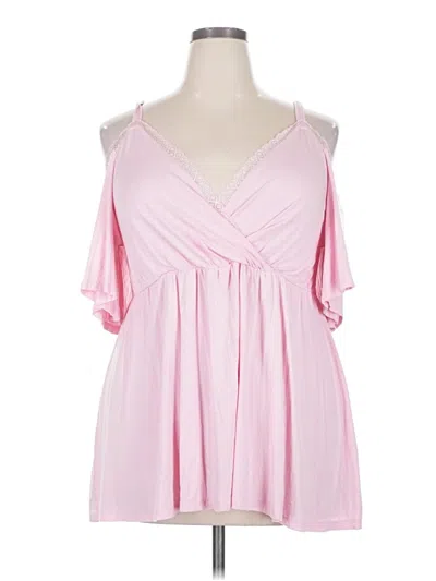 Pre-owned Torrid Short Sleeve T-shirt In Pink