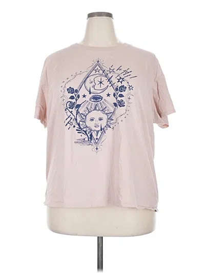 Pre-owned Torrid Short Sleeve T-shirt In Pink