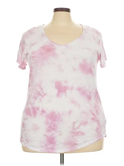 Pre-owned Torrid Short Sleeve T-shirt In Pink