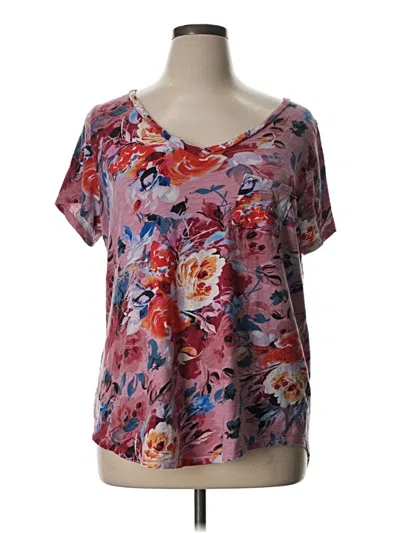 Pre-owned Torrid Short Sleeve T-shirt In Pink