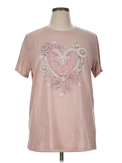 Pre-owned Torrid Short Sleeve T-shirt In Pink