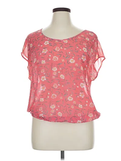 Pre-owned Torrid Short Sleeve T-shirt In Pink