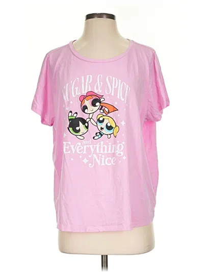 Pre-owned Torrid Short Sleeve T-shirt In Pink