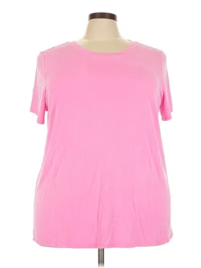 Pre-owned Torrid Short Sleeve T-shirt In Pink