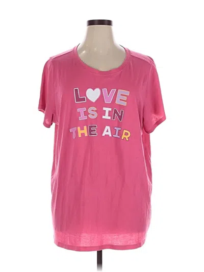 Pre-owned Torrid Short Sleeve T-shirt In Pink