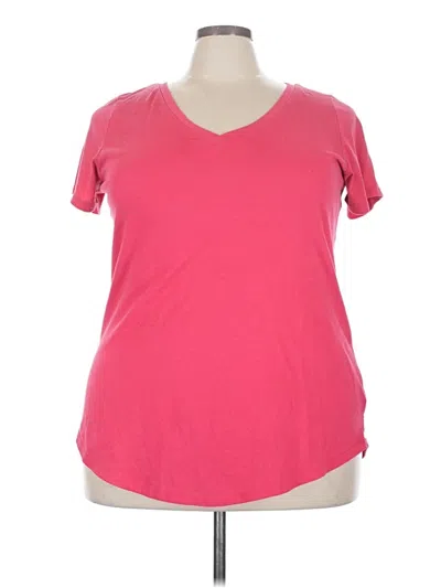 Pre-owned Torrid Short Sleeve T-shirt In Pink