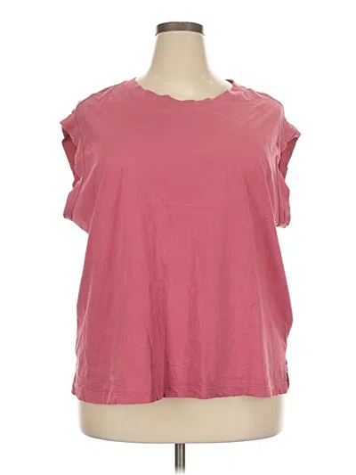 Pre-owned Torrid Short Sleeve T-shirt In Pink