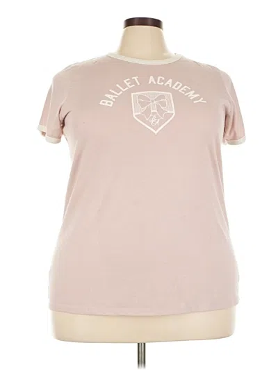Pre-owned Torrid Short Sleeve T-shirt In Pink
