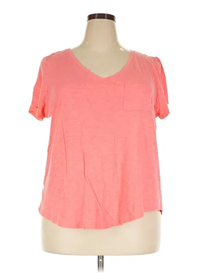 Pre-owned Torrid Short Sleeve T-shirt In Pink