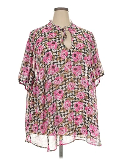 Pre-owned Torrid Short Sleeve T-shirt In Pink
