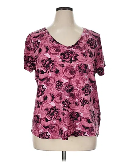 Pre-owned Torrid Short Sleeve T-shirt In Pink