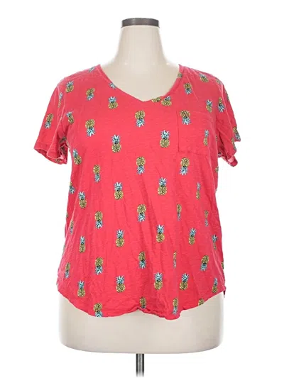Pre-owned Torrid Short Sleeve T-shirt In Red