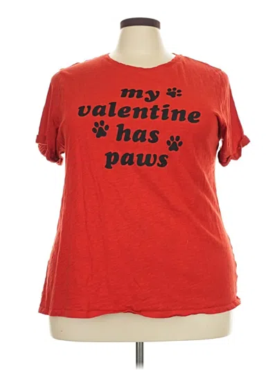Pre-owned Torrid Short Sleeve T-shirt In Red
