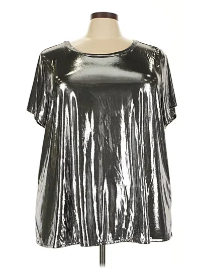 Pre-owned Torrid Short Sleeve T-shirt In Silver