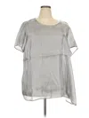 Torrid Short Sleeve T-shirt In Silver