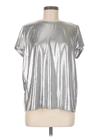 Torrid Short Sleeve T-shirt In Silver