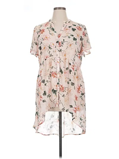 Pre-owned Torrid Short Sleeve T-shirt In Tan