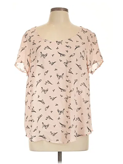 Pre-owned Torrid Short Sleeve T-shirt In Tan