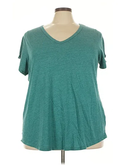 Pre-owned Torrid Short Sleeve T-shirt In Teal