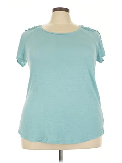 Pre-owned Torrid Short Sleeve T-shirt In Teal