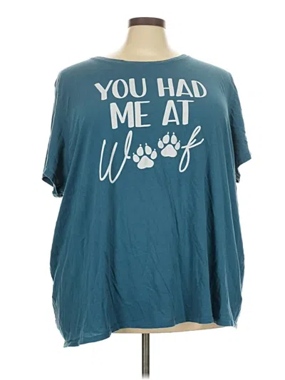 Pre-owned Torrid Short Sleeve T-shirt In Teal
