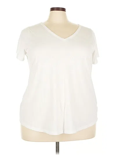 Pre-owned Torrid Short Sleeve T-shirt In White