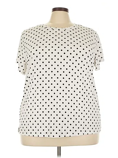 Pre-owned Torrid Short Sleeve T-shirt In White