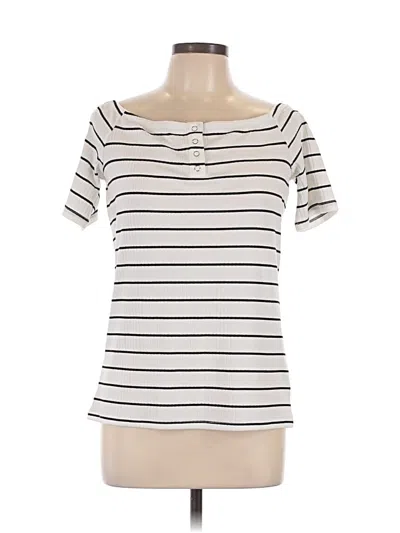 Pre-owned Torrid Short Sleeve T-shirt In White