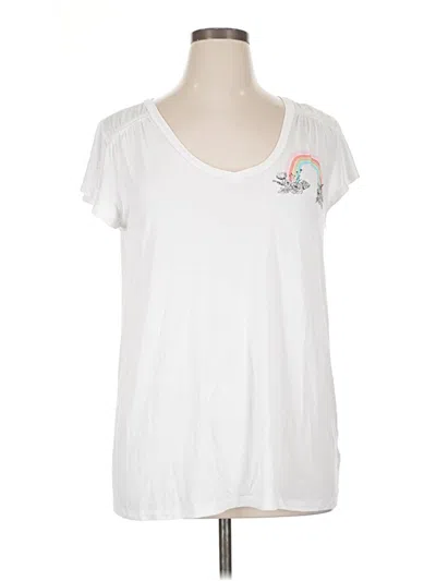Pre-owned Torrid Short Sleeve T-shirt In White