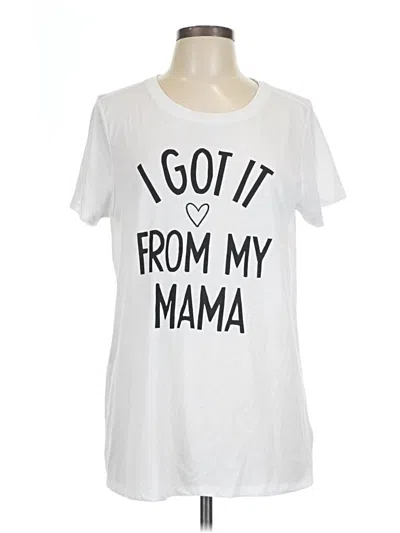 Pre-owned Torrid Short Sleeve T-shirt In White