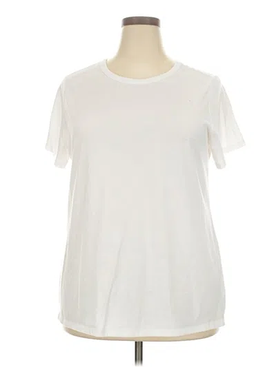 Pre-owned Torrid Short Sleeve T-shirt In White