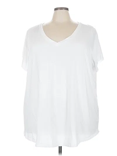 Pre-owned Torrid Short Sleeve T-shirt In White