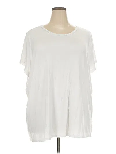 Pre-owned Torrid Short Sleeve T-shirt In White