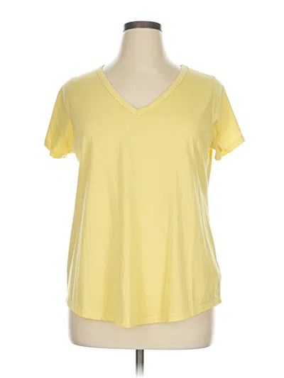 Pre-owned Torrid Short Sleeve T-shirt In Yellow