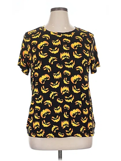 Pre-owned Torrid Short Sleeve T-shirt In Yellow