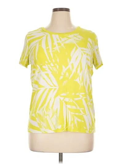 Pre-owned Torrid Short Sleeve T-shirt In Yellow