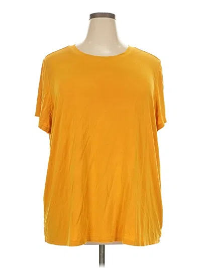 Pre-owned Torrid Short Sleeve T-shirt In Yellow