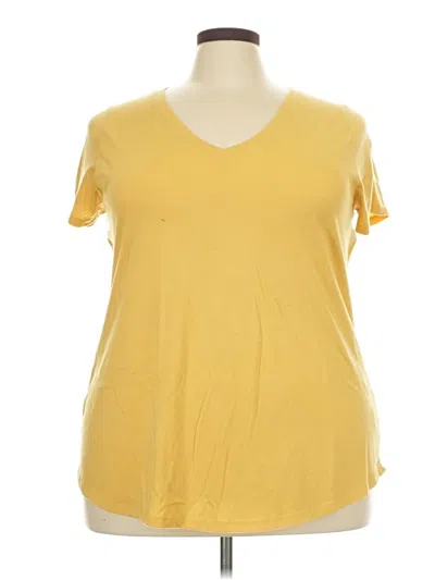 Pre-owned Torrid Short Sleeve T-shirt In Yellow