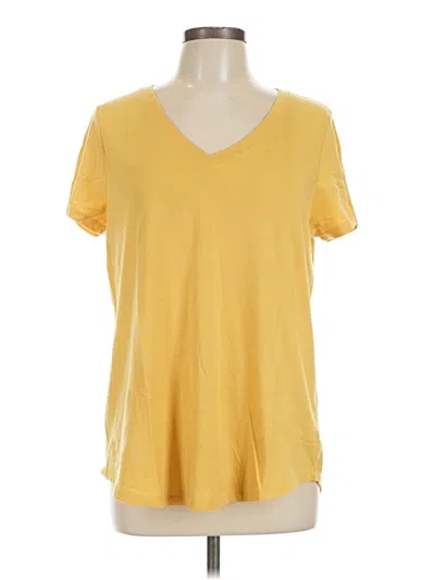 Pre-owned Torrid Short Sleeve T-shirt In Yellow