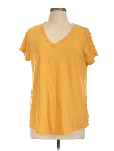 Pre-owned Torrid Short Sleeve T-shirt In Yellow