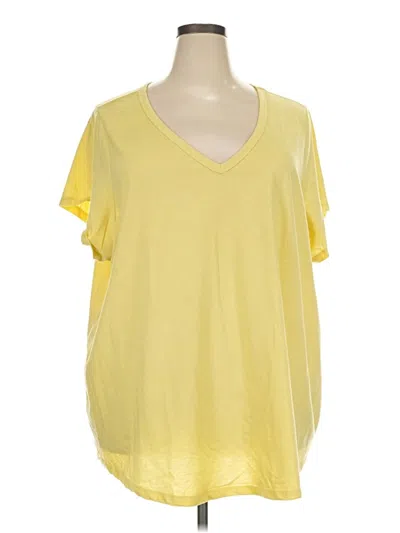 Pre-owned Torrid Short Sleeve T-shirt In Yellow