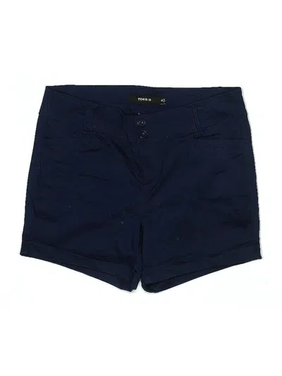 Pre-owned Torrid Shorts In Blue