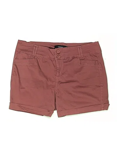 Pre-owned Torrid Shorts In Brown