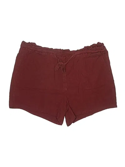 Pre-owned Torrid Shorts In Burgundy